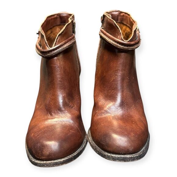 FRYE Women’s Brown Leather Jenny Short Ankle Boots Size 11B - Picture 5 of 9